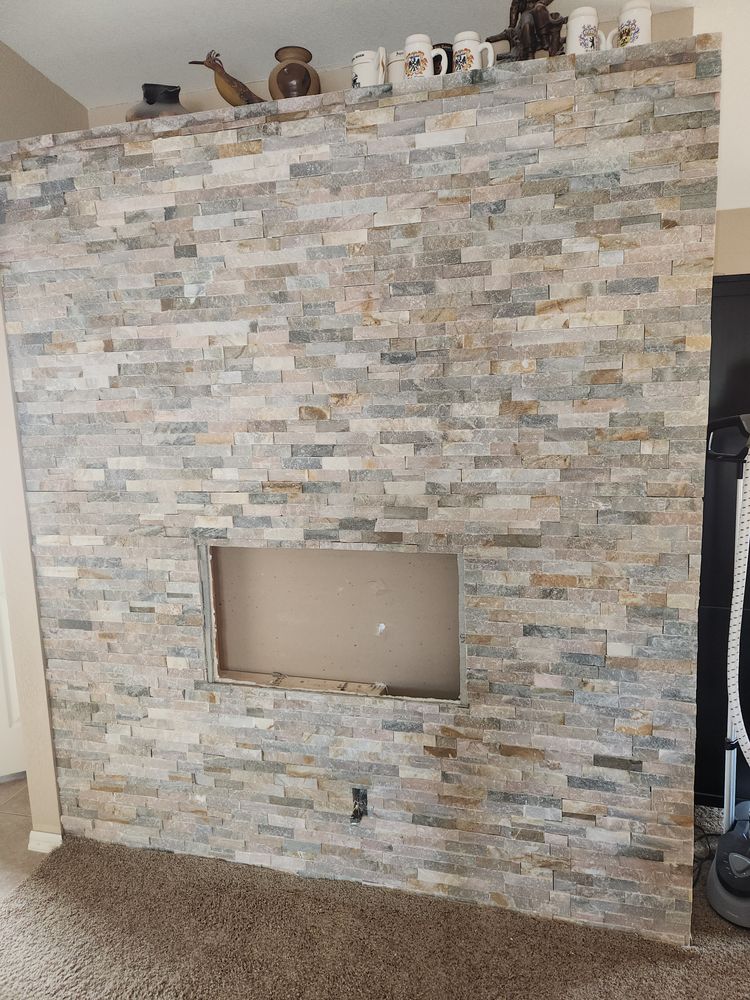 Accent wall/ Fireplaces for Flawless Tile Company in Boise, ID