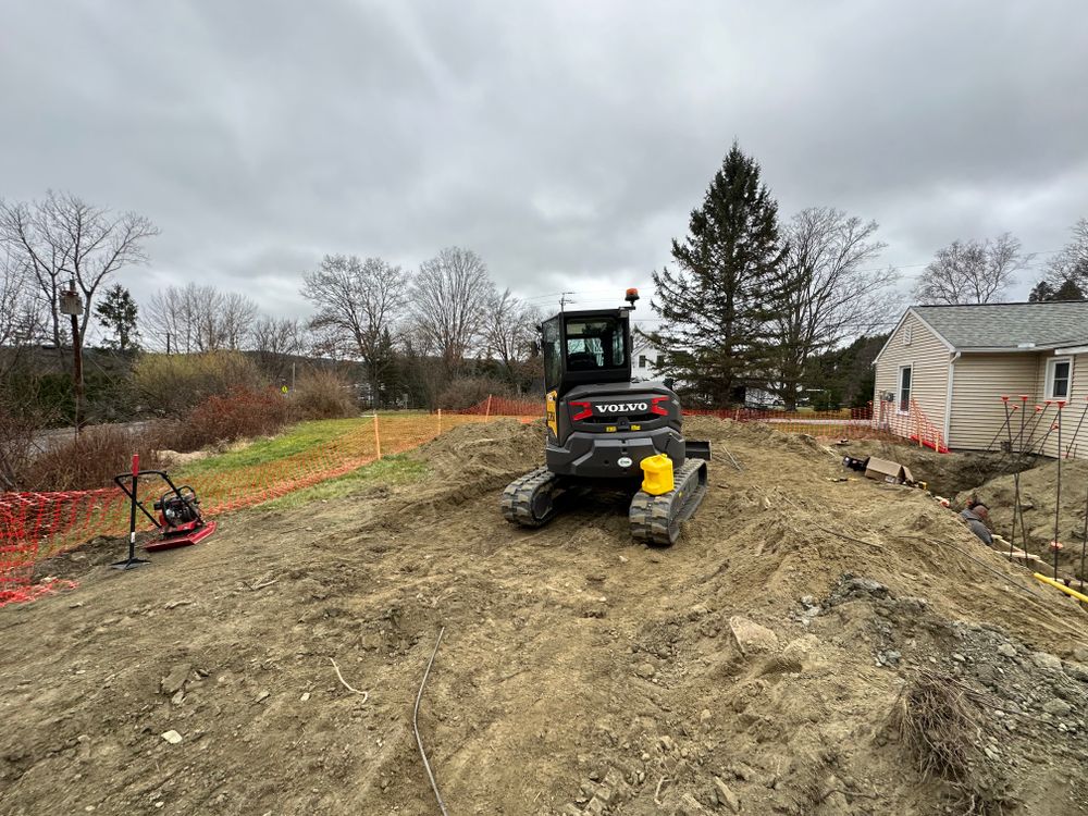 Our Excavation and Hardscaping service transforms your outdoor space with precision, ensuring efficient grading, impeccable patios, driveways, and more to enhance both the aesthetic appeal and functionality of your home. for Vermont Carpentry and Handyman Services in Royalton, VT