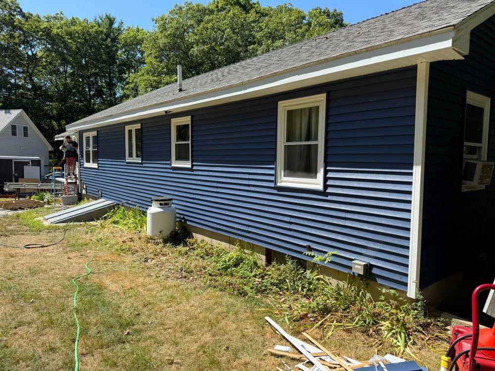 Enhance your home's curb appeal and energy efficiency with our expert vinyl siding installation. Durable, low-maintenance, and available in various styles, our siding complements any home beautifully while offering long-lasting protection. for Maine Roofing and Siding in Richmond, ME