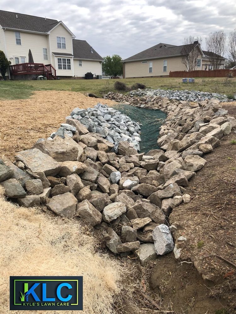 Drainage  for Kyle's Lawn Care in Kernersville, NC