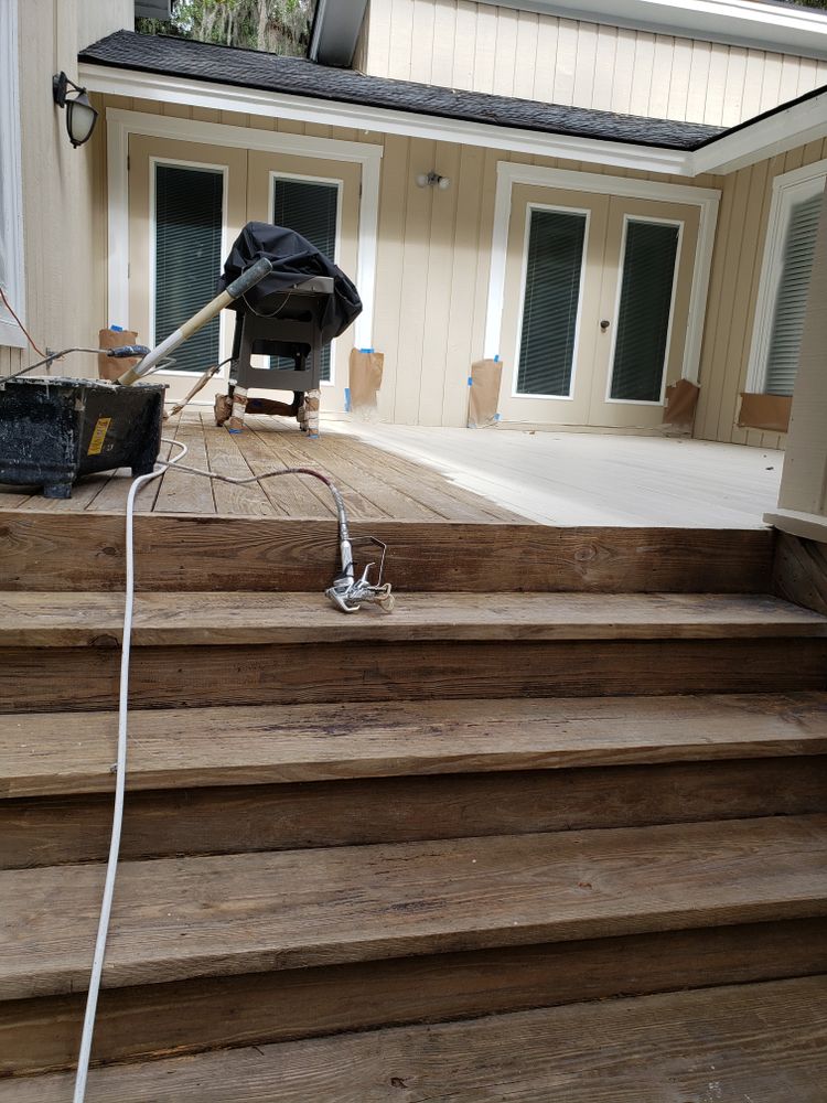 Deck paint  for Bocanegra Painting LLC  in Savannah, GA