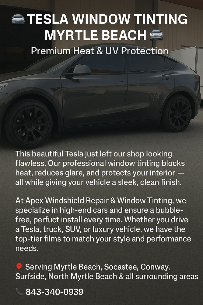 All Photos for Apex Windshield Repair & Window Tinting Myrtle Beach in Myrtle Beach, SC