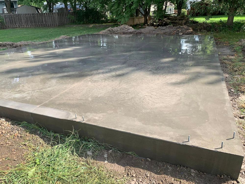 Commercial Concrete for Outdoor Dynamics LLC in Sherburne County, MN