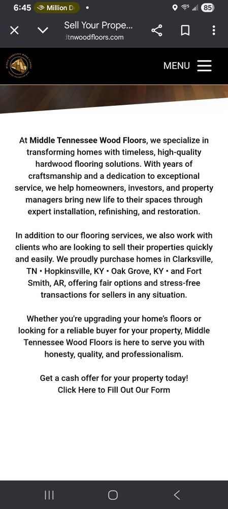 All Photos for Middle Tennessee Wood Floors in Clarksville, TN