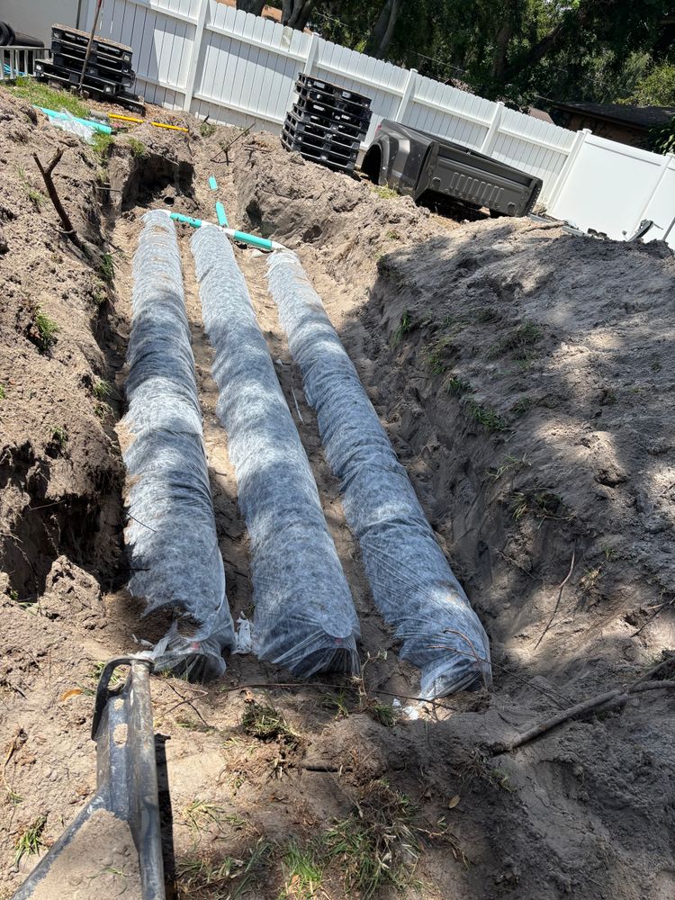 Drainfield for Southern Plumbing Services in Auburndale, FL