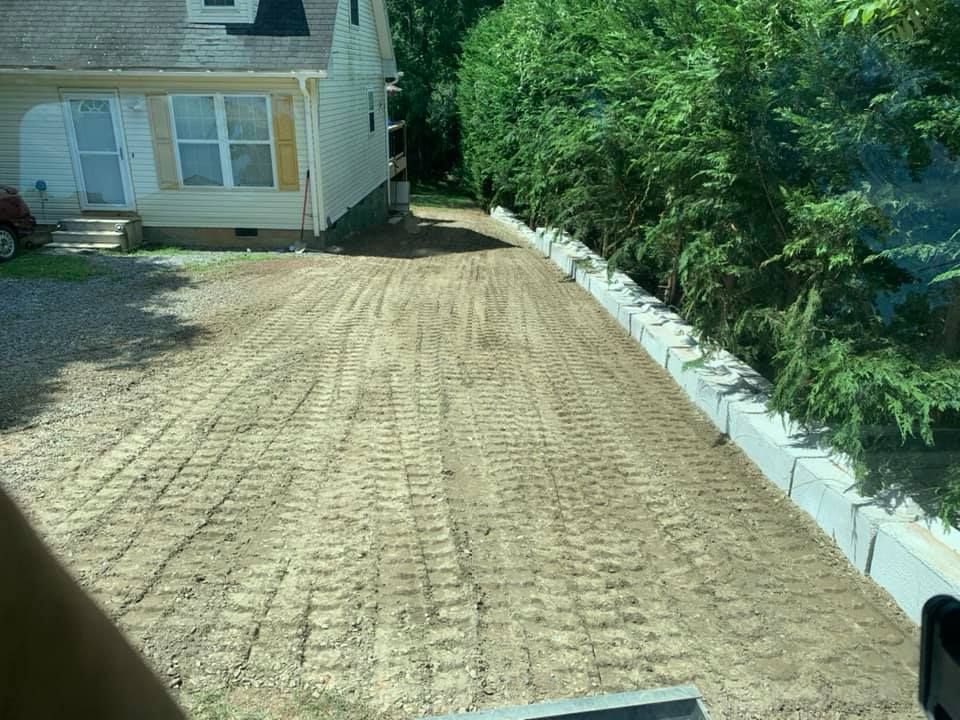 Driveway Consctruction for Elias Grading and Hauling in Black Mountain, NC