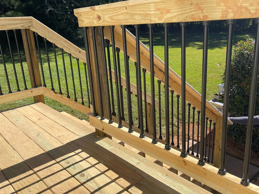 Decking work for Compadres Concrete in Griffin, GA