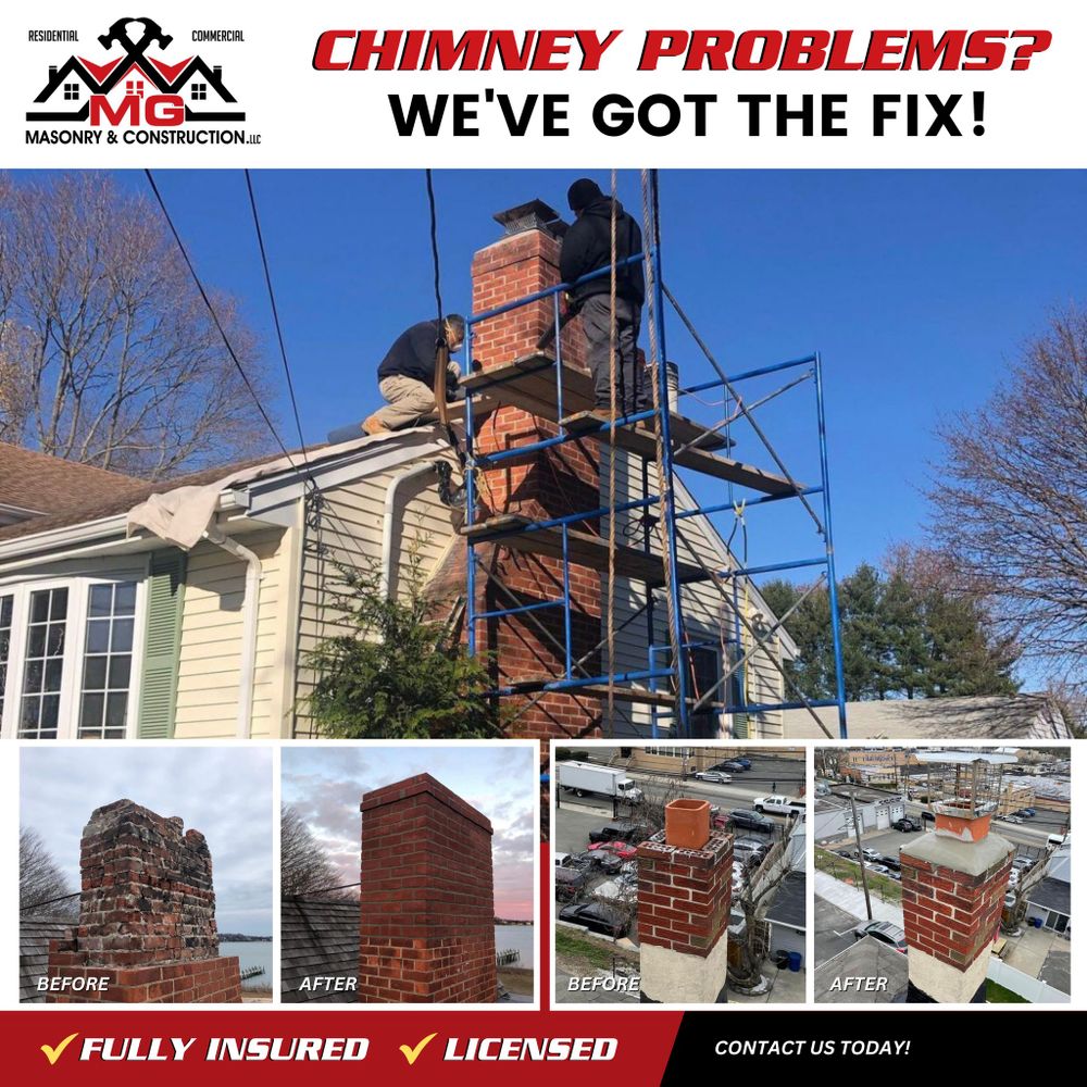 Revitalize your home's exterior with our expert masonry service, specializing in chimney repair, restoration, or construction. Enhance both the beauty and functionality of your property today. for Capital One Foundations and Masonry in Lowell, MA