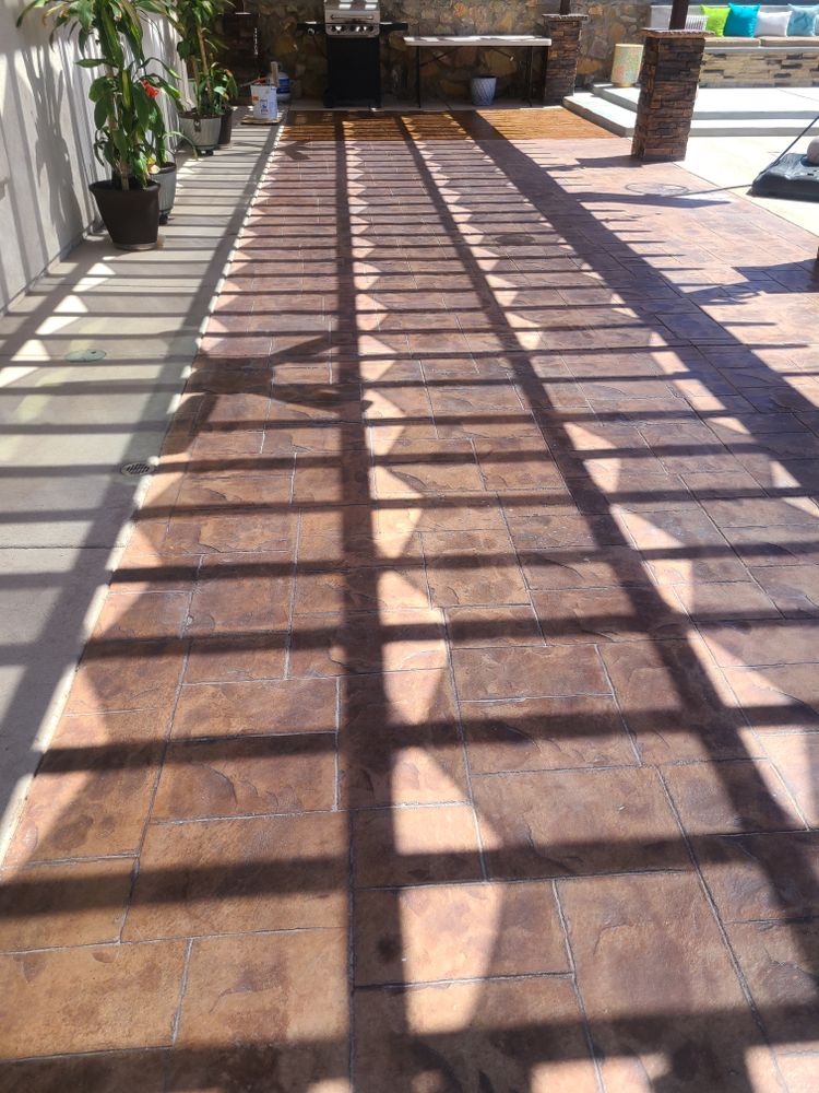 Residential Concrete Shine for ADM Landscaping & Irrigation LLC in El Paso,  TX