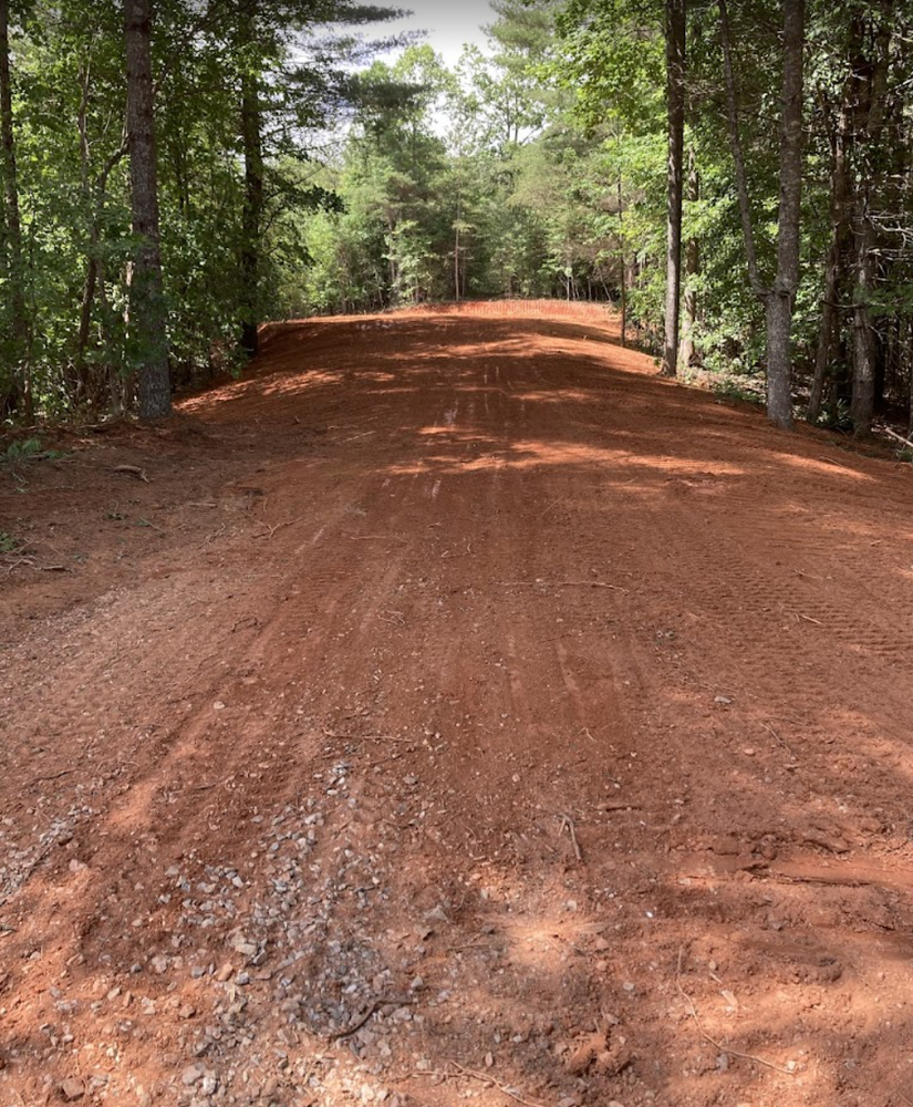 Grading for Gibson Grade Works in Towns County, GA