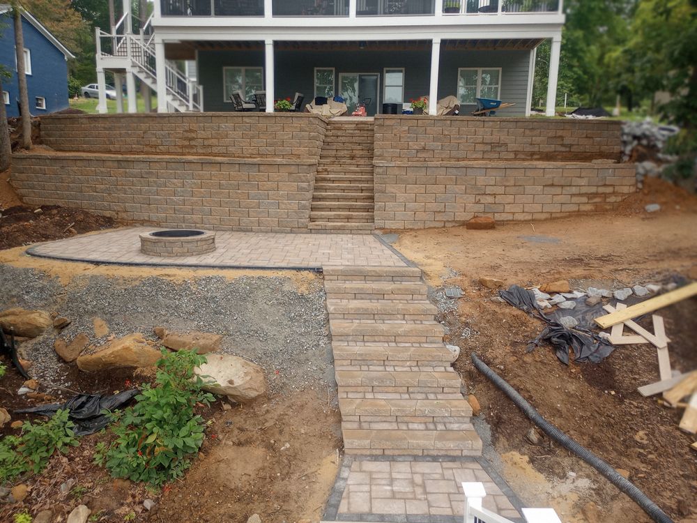 Hardscaping for Rosales Landscaping LLC in Lake Gaston, North Carolina