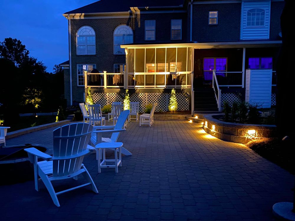 Landscape Lighting for L & C Landscaping in Statesville, NC