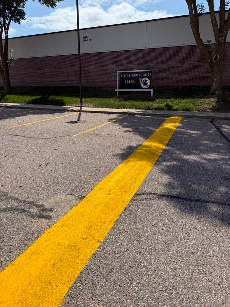 All Photos for Midwest Line Striping LLC in Spirit Lake, IA