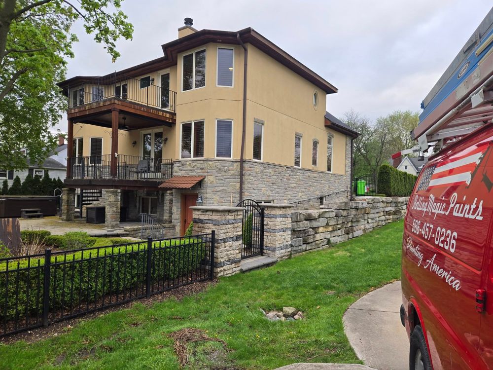 Revitalize your home's curb appeal with our top-notch exterior painting service. Our experienced team uses premium paints and techniques to ensure lasting beauty, protection, and value for your property. for Rolling Magic Paints in Washington, MI