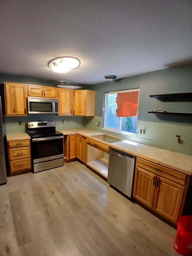 Transform your kitchen with our expert remodeling service, delivering beautiful design, improved functionality, quality craftsmanship, and lasting value. We create customized spaces tailored to your style, needs, and budget. for Mountain Man Maintenance Repair & Restoration in Lacey, WA