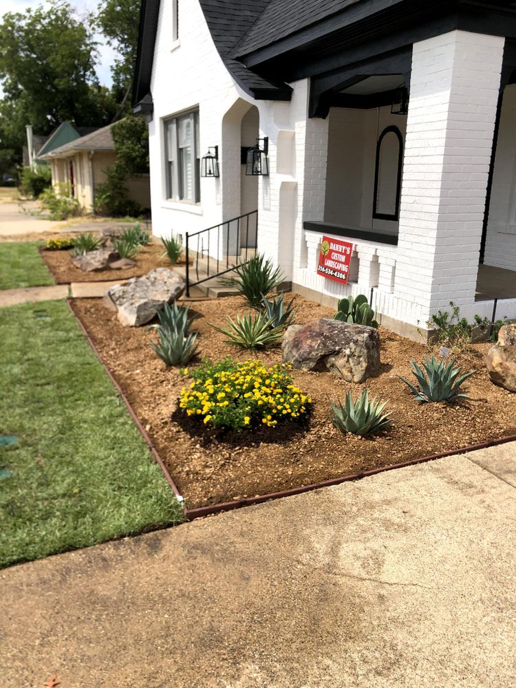 Before and Afters for Danny's Custom Landscaping & Woodchuck Firewood in Garland, TX