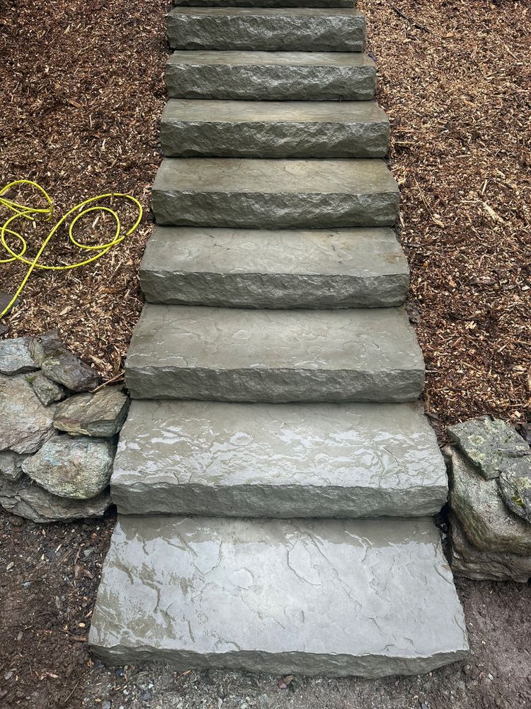 Landscape Steps & Stepping Stones for NK Landscaping LLC in Dutchess County, NY