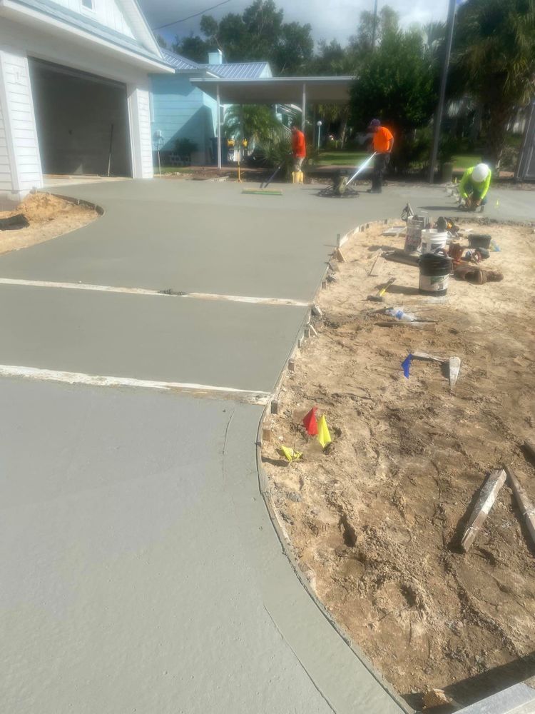 Residential Concrete Services for J&G Concrete and Layout LLC in Frostproof, FL