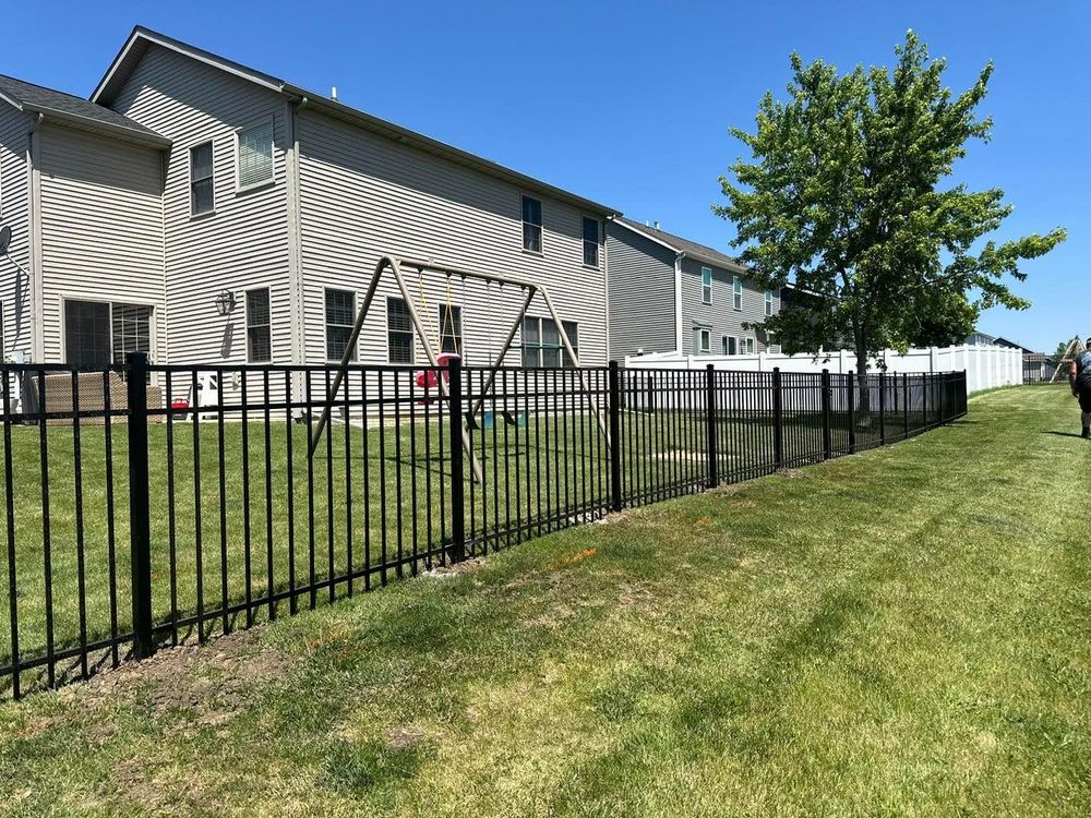 Fence Installation for Illinois Fence & outdoor co. in Kewanee, Illinois