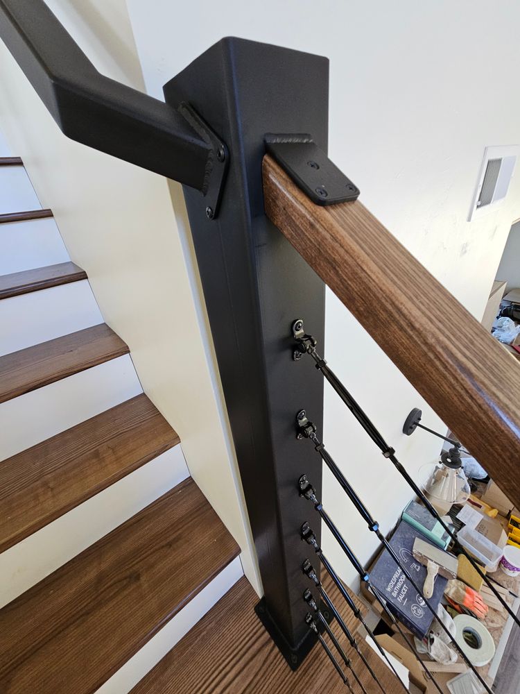 Interior Railing  for Timber Concepts  in Abrams, WI