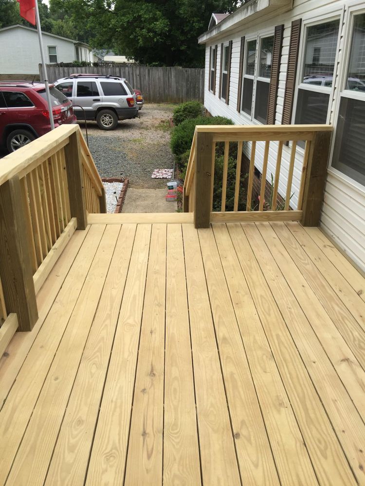 Deck & Patio Installation for NorthCastle Construction LLC in Oxford, NC