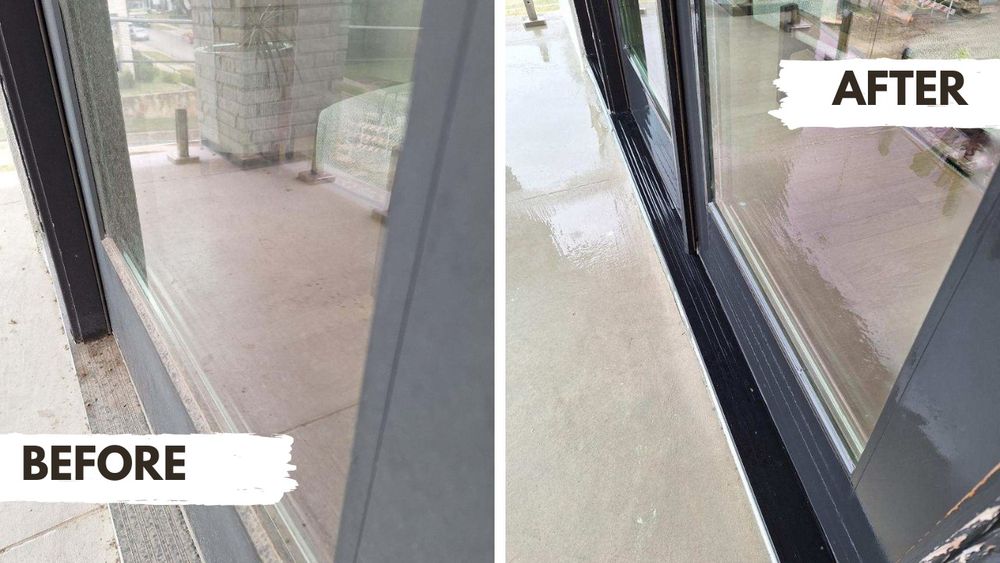 Before and After for Connected Exterior Cleaning in Dallas, TX