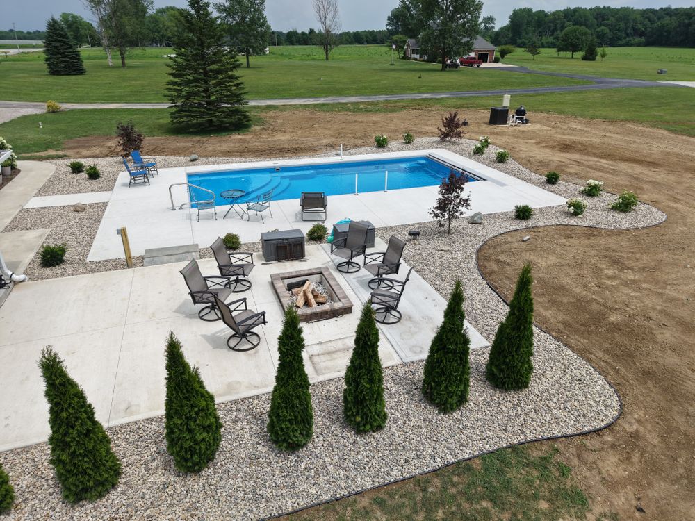 Landscapes for Shaw Landscape and Design in Greenfield, IN