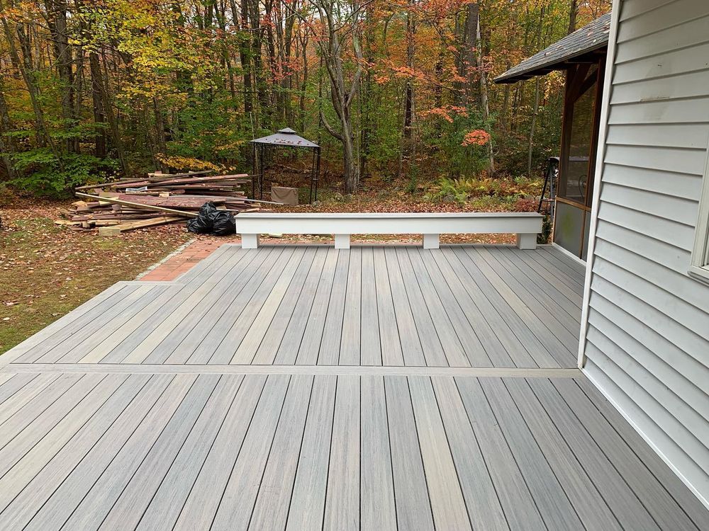 Transform your outdoor space with our professional Deck & Patio Installation service. Our experienced team will work closely with you to create a beautiful and functional area for relaxation and entertainment. for R4 Renovations in Bedford, NH