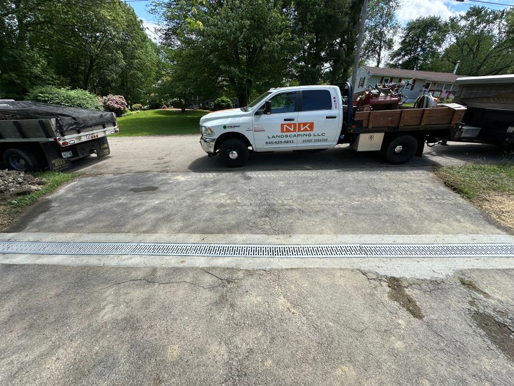 Drainage & Excavation for NK Landscaping LLC in Dutchess County, NY