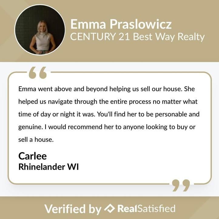 All Photos for Emma Praslowicz Century 21 Best Way Realty in Tomahawk, WI