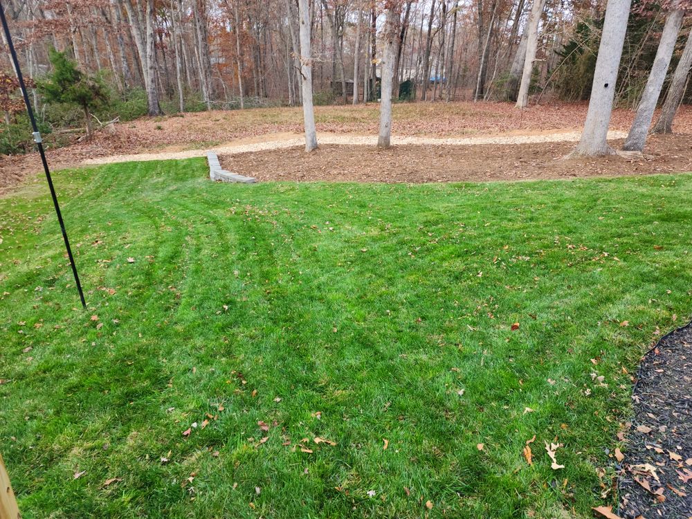 Our SOD placement service expertly transforms your lawn with fresh, lush grass, ensuring quick and professional installation for an instantly vibrant landscape that elevates your home's curb appeal. for Lakeside Landscaping  in Gordonsville, VA