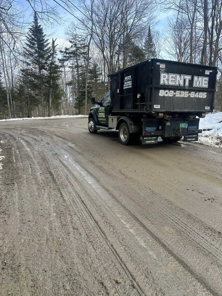 Dumpster Rentals  for Nick's Landscaping & Firewood in Sutton , VT