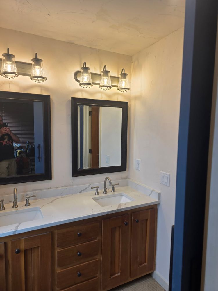 Transform your bathroom into a luxurious, functional space with our expert renovation services. We offer customized designs, high-quality materials, and skilled craftsmanship to bring your vision to life efficiently and beautifully. for Justice Kitchen & Bath Works, LLC in Greeley, CO