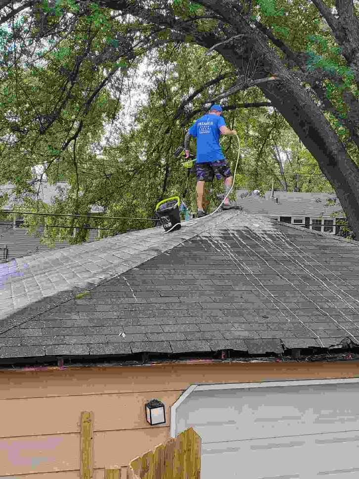 Roof Washing for Premier Partners, LLC. in Lake County, IL