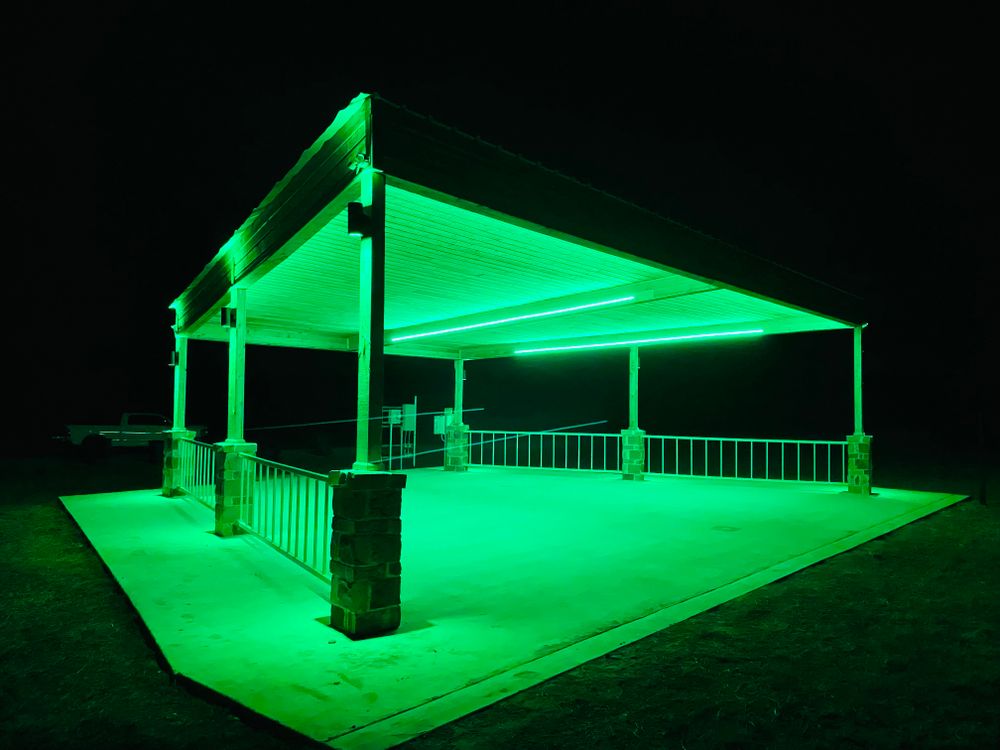 Lighting Installs for LUX Electric in Floresville, TX