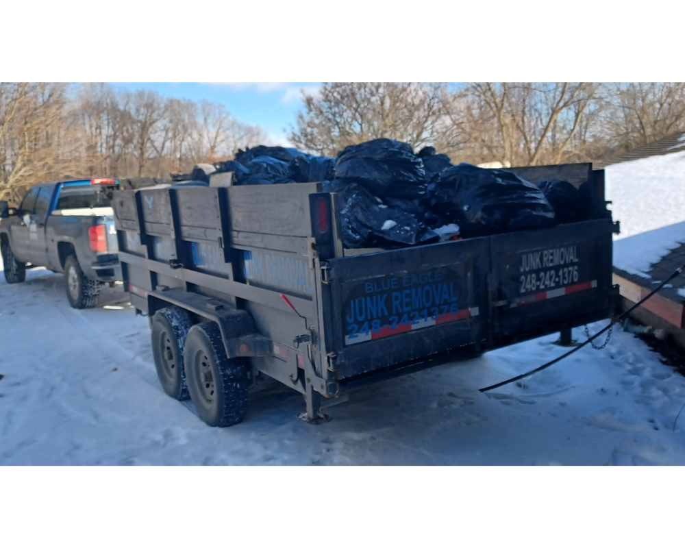 Haul Away for Blue Eagle Junk Removal in Oakland County, MI