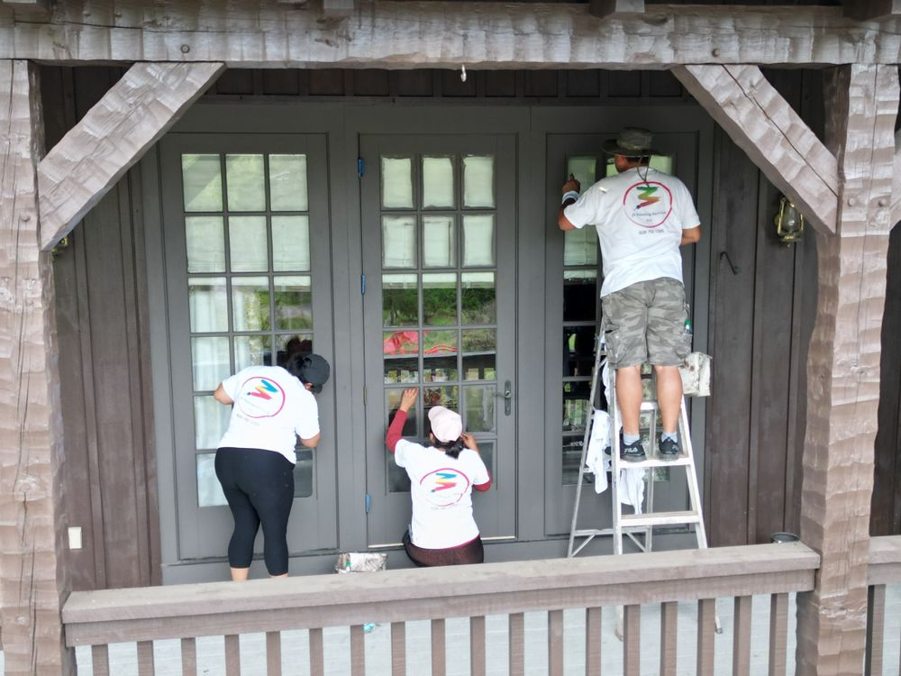 Exterior Deck staining  for JV Painting Services LLC in Hendersonville, NC