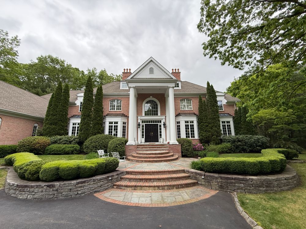 Full Landscape Redesign for Blades of Glory LLC in Cheshire, CT