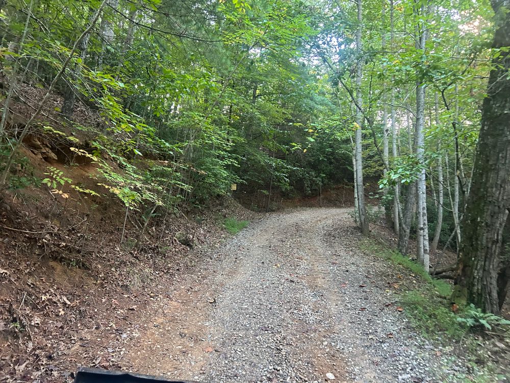 Driveway scraping for The Gravel Guy in Blairsville, GA