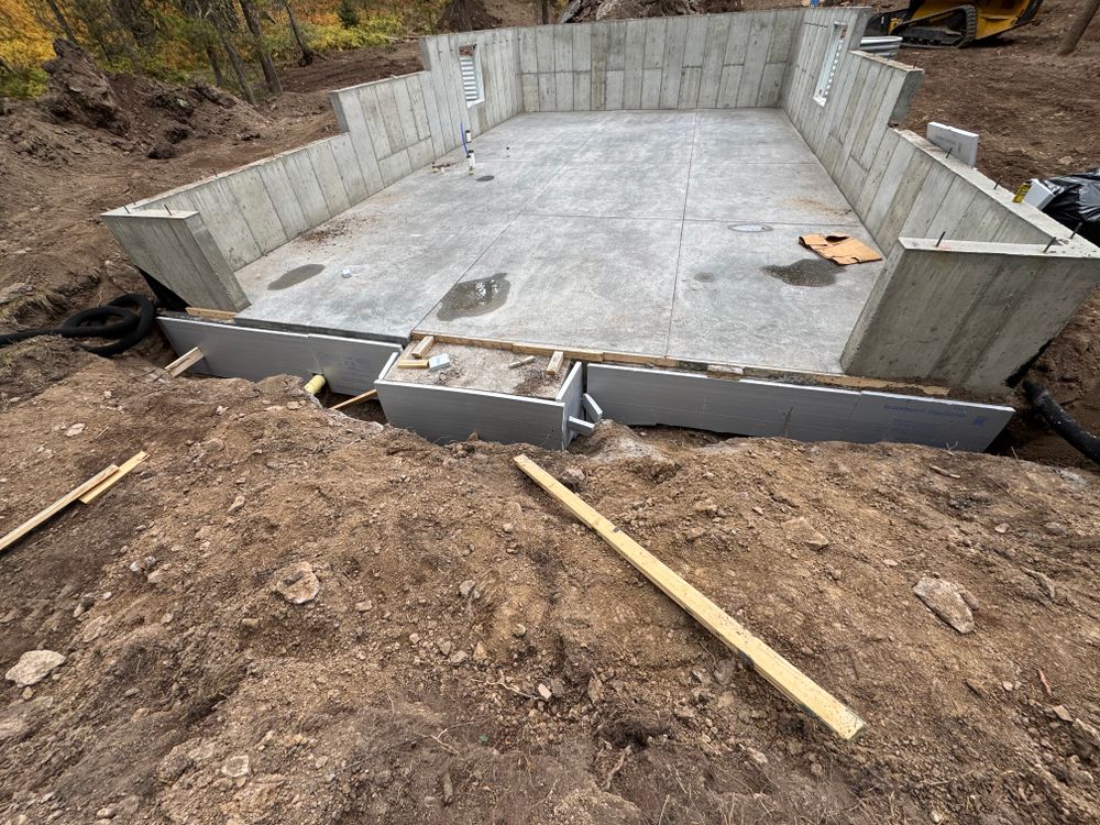 Concrete Work for Remington Builders in Idaho Falls, ID