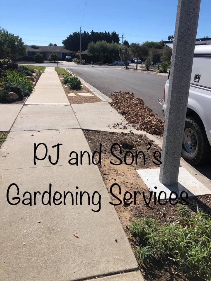 Our Fall and Spring Clean Up service includes raking leaves, removing debris, edging walkways, pruning shrubs and tidying up flower beds to prepare your lawn for the changing seasons. for PJ & Son’s Gardening in Montecito, CA
