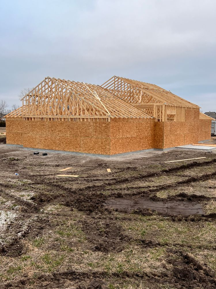 Framing for Edgecomb Builders in Garnett, KS