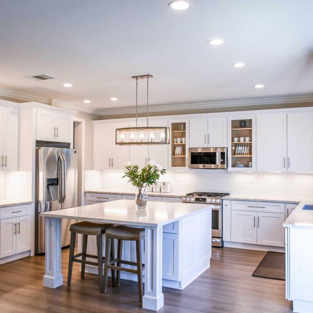 Revitalize your kitchen and cabinets with our refinishing service, bringing new life to your space through expert painting techniques that enhance durability, aesthetic appeal, and overall home value. for Remarkable Painting in Tulsa, OK