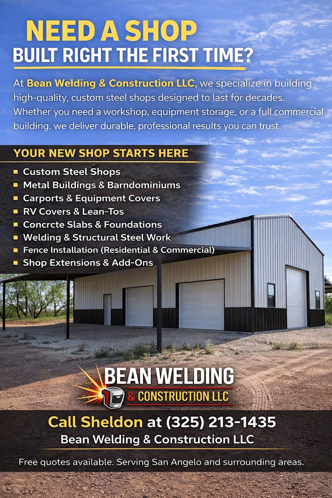 All Photos for Bean Welding & Construction LLC in Ballinger, TX