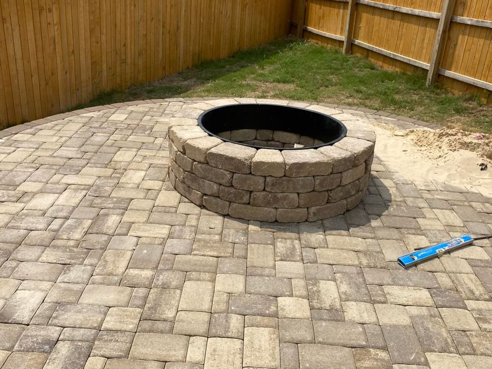 Transform your outdoor space with our expert Hardscape Installation service. We design and install durable patios, walkways, and retaining walls that enhance beauty and functionality in your home’s landscape. for Good and Green Landscaping in Canyon Lake, TX