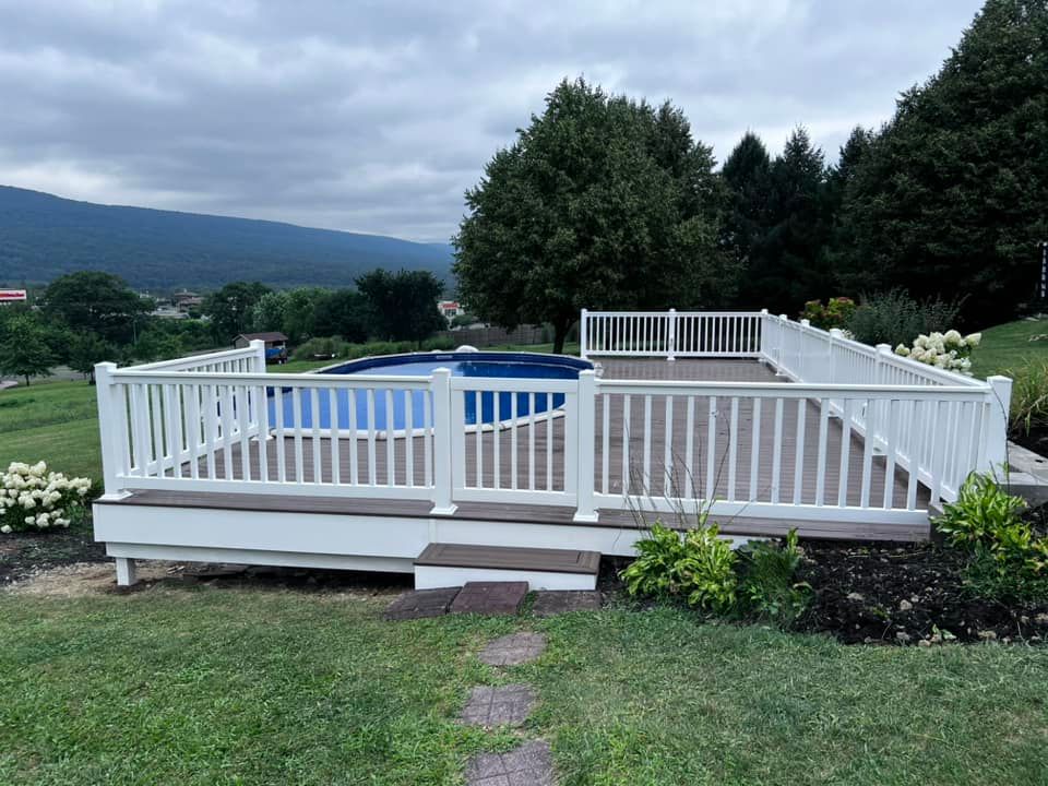 Our Pool Decking service provides a durable and stylish surface around your pool area, enhancing its functionality and aesthetics. Trust us to create the perfect outdoor oasis for your home. for G3 Home Improvements LLC in Hamburg, PA