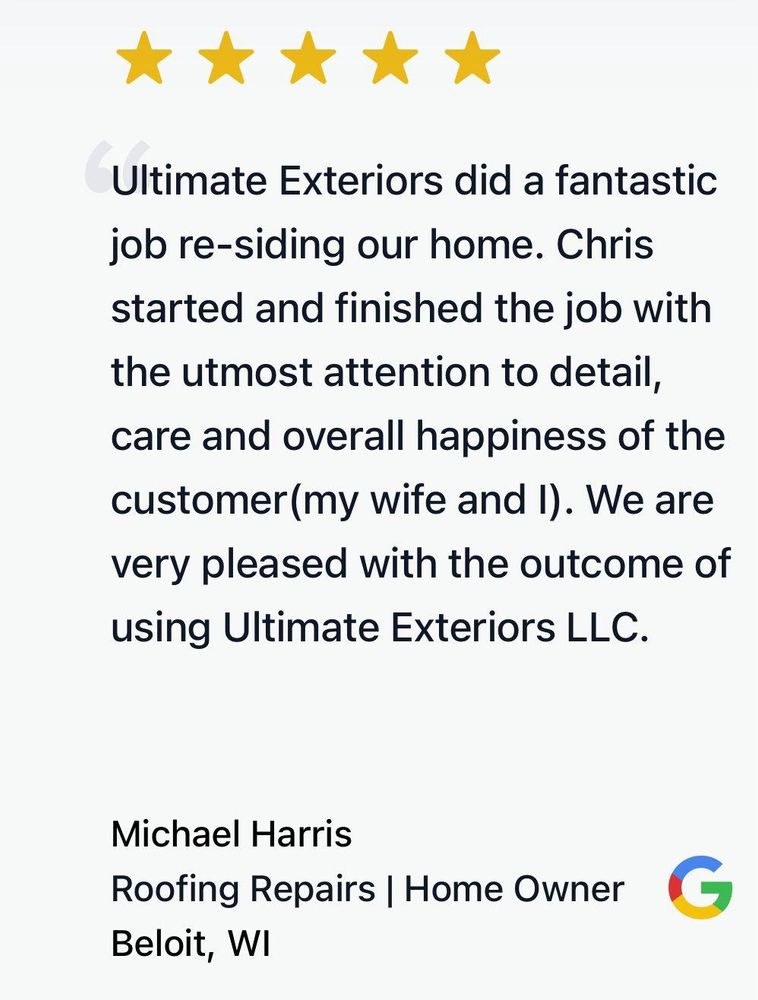 All Photos for Ultimate Exteriors in Beloit, WI