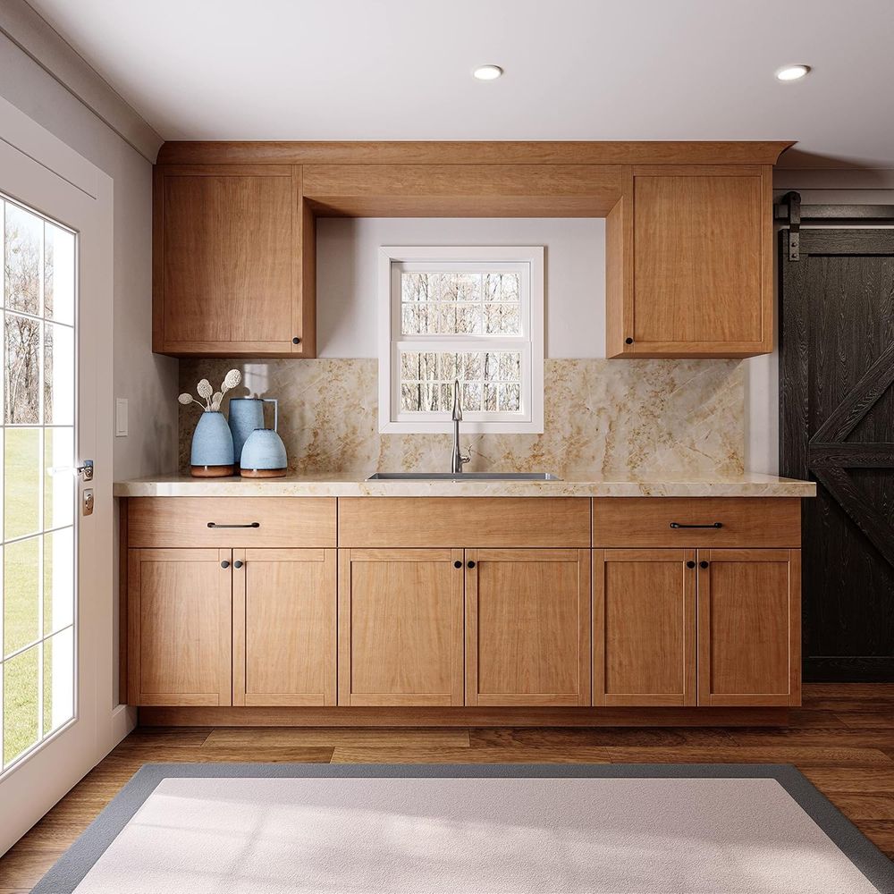 Revitalize your kitchen with our Cabinet Staining service. We expertly transform dull cabinets into stunning, vibrant features, enhancing your space's beauty and value while maintaining durability and a flawless finish. for Right Angle Carpentry in Hanson, MA