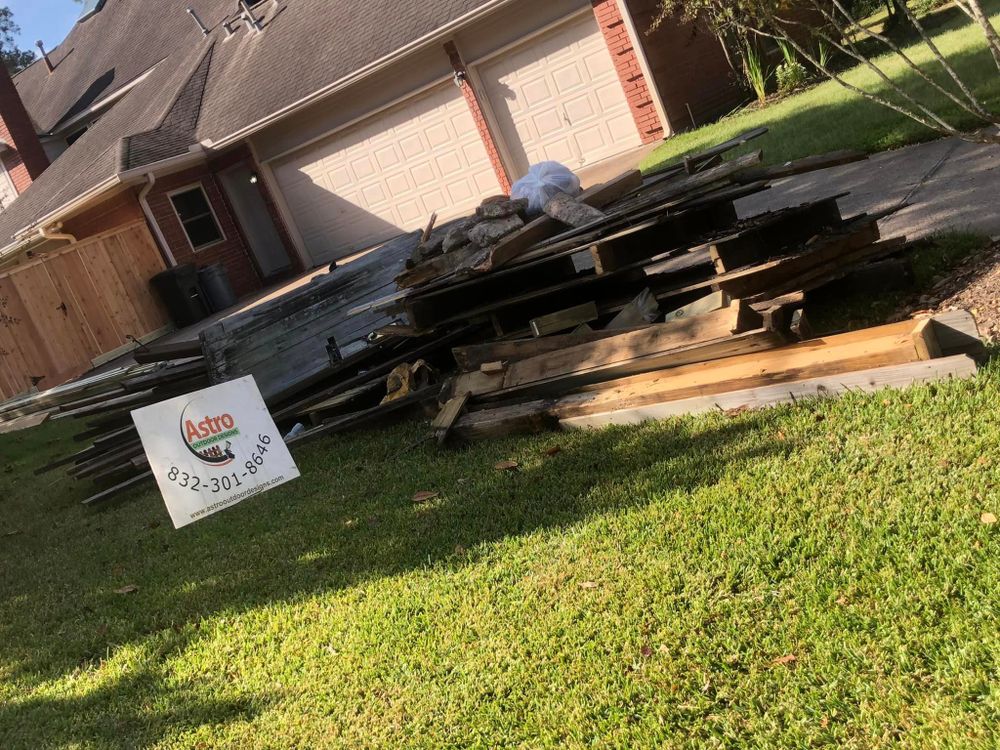 Appliance Removal for Outlaw Landscaping & Transport Company in Houston, TX