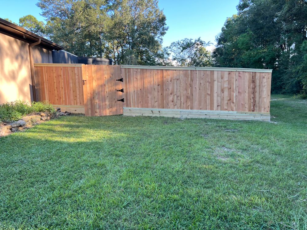 Fence for Silver Mines Landscape & Construction, LLC. in Houston, TX